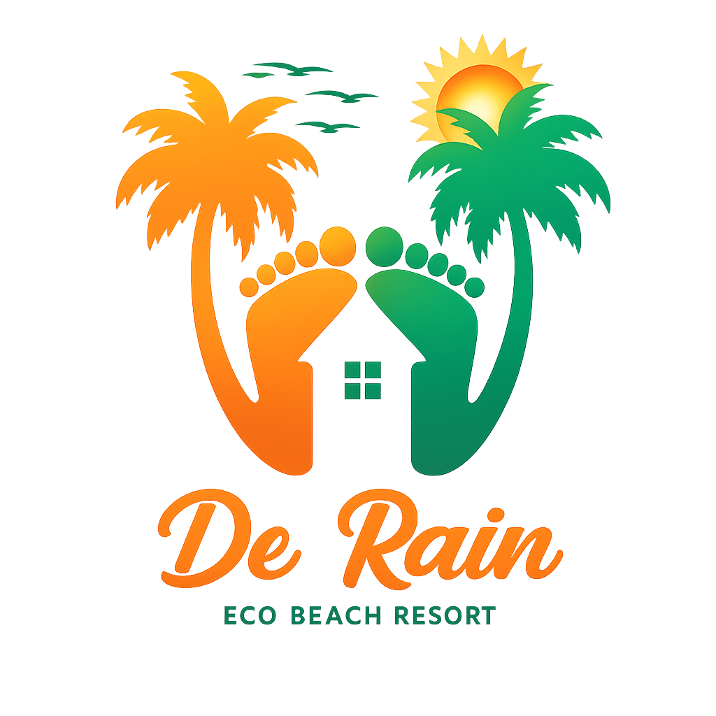 De Rain Eco Beach Resort Logo