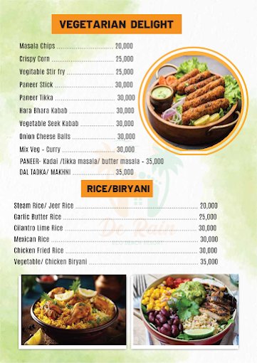 Vegetarian Delight & Biryani