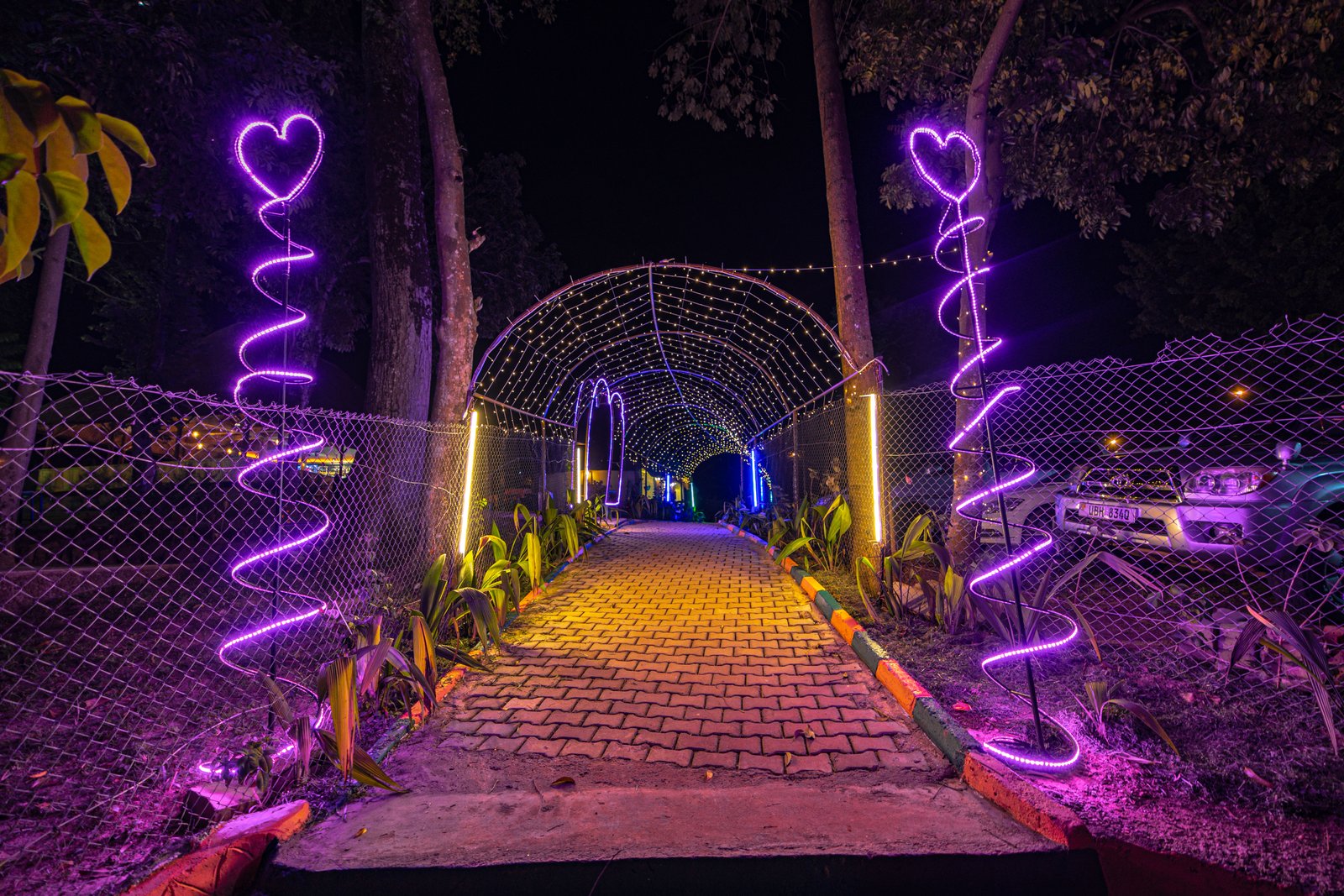 Outdoor scenery at De Rain Eco Beach Resort Entebbe